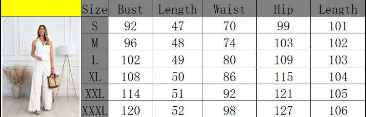 LGRQ turn-down collar sleeveless lace hollow out single breasted shirt top and high waist full length pants two pieces set